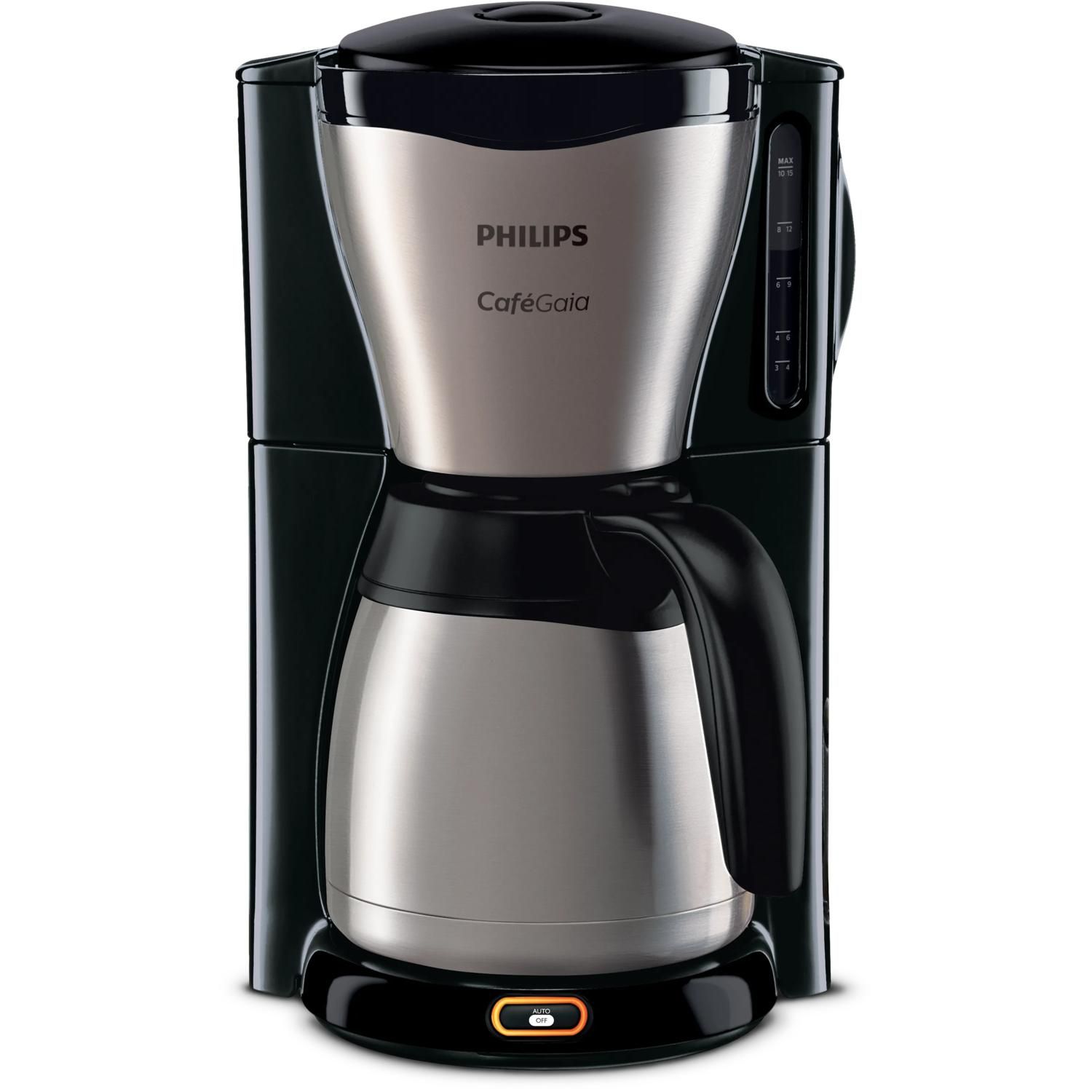 Philips Café Gaia HD7548 - Filter Koffiezetapparaat - Zwart/Metallic