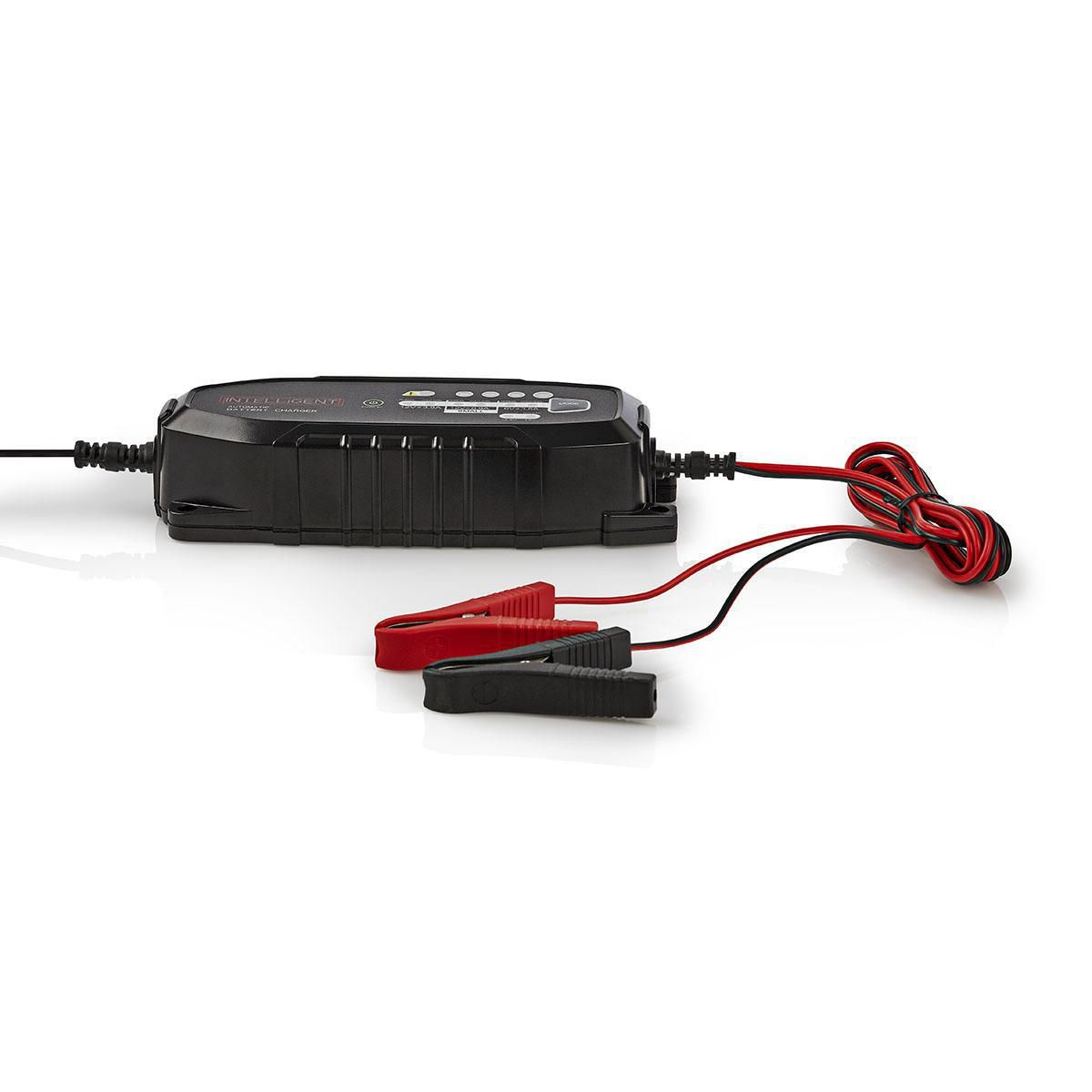 Nedis BACCH03 Batterij-oplader | 6 / 12 / 12.8 V DC | 3.8 A | Druppelladen | AGM / Gel / Loodzwavel / SLA / VRLA