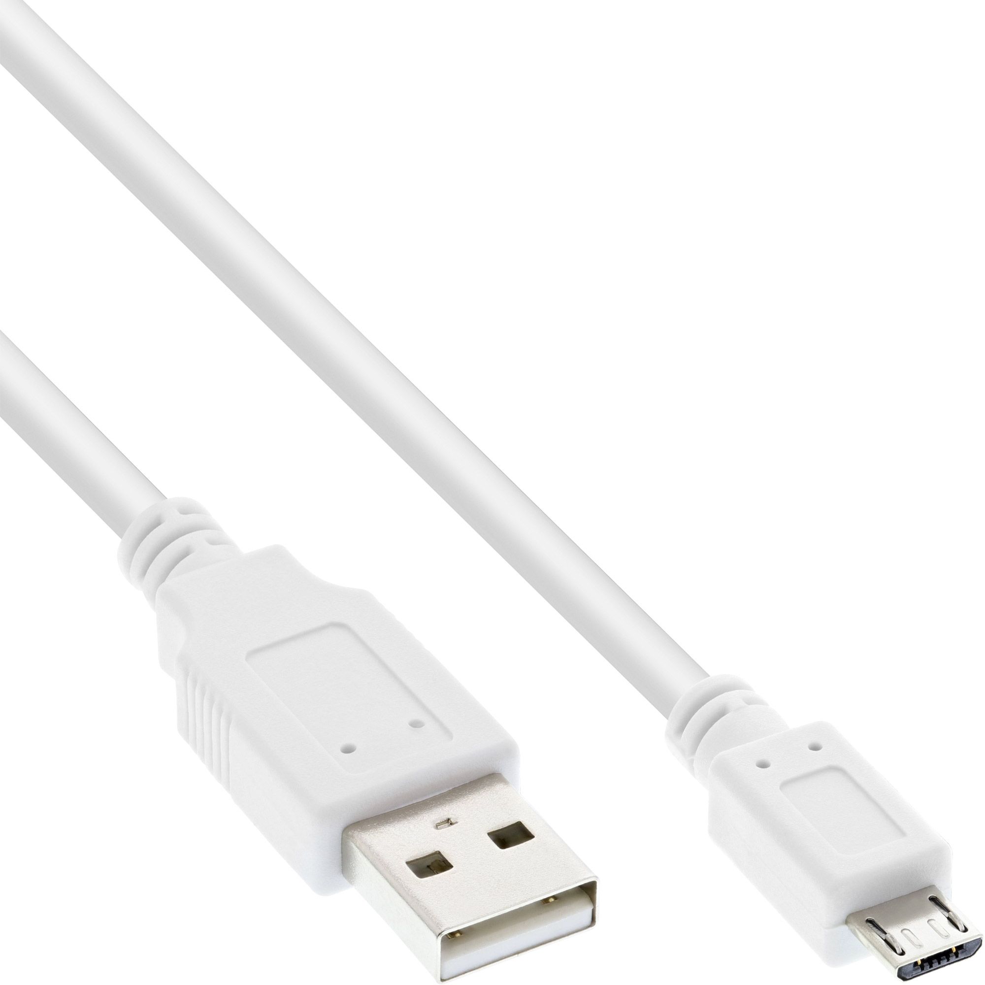 InLine 31750W USB-kabel USB 2.0 5 m USB A Micro-USB B Wit