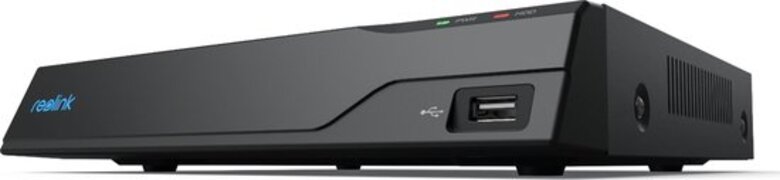 Reolink 8-kanaals PoE NVR Recorder voor 24/7 opname, 2 TB HDD ingebouwd, Ondersteuning tot 16 MP, Tot 12 TB opslagcapaciteit