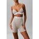 Calvin Klein Short Cuisse Gris Chiné Taille : S