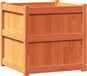 vidaXL Plantenbakken 2 st cm massief grenenhout wasbruin