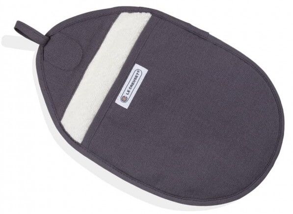 Le Creuset pannenlap 31 x 21 cm textiel mist grey