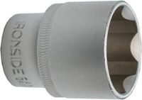 Ironside Professionele Dop - 6-Kant - 1/2 inch 9mm - Chroom Vanadium - Lengte 38mm