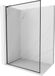 Mexen Kioto-F L paroi de douche Walk-in avec cadre 55 x 202 , transparent 8 mm, noir