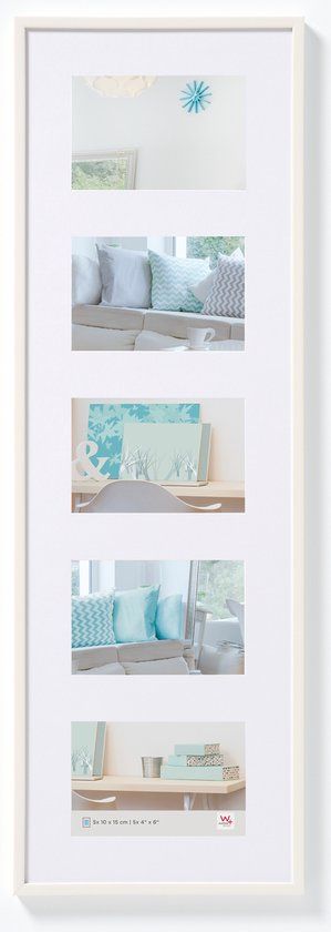 Walther New Lifestyle Kunststof Fotolijst Wit 10x15 cm