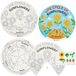 Baker Ross FN468 Zonnebloem Levenscyclus Stickerwielen - Set van 5