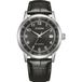 Citizen NJ0210-05E Horloge - Leer - Zwart - Ø 40 mm