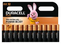 Duracell Plus AA - piles alcalines - 1,5V, LR6 - 12 pièces