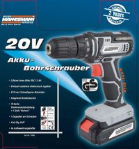 Brüder Mannesmann Accuboormachine 20 V