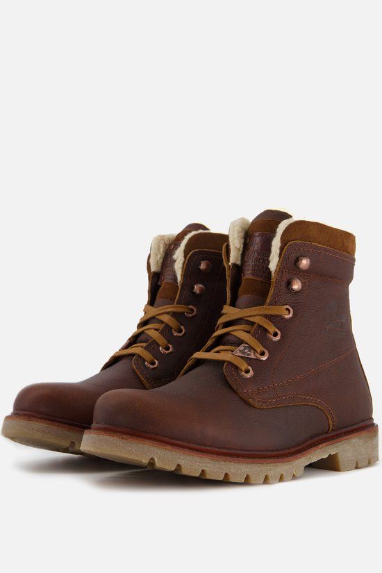 Panama Jack Heren Veterschoenen 03 Aviator C22 Napa Grass Cuero/Bark - Bruin - Maat 43