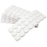 Adsamm® 240 x zelfklevende viltglijders/Wit/ø 28 mm/Rond/Meubelviltglijders met een dikte van 3,5 mm/Meubel- en vloerbescherming