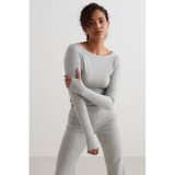 Aim'n rib top Ease lichtgrijs melange