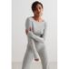 Aim'n rib top Ease lichtgrijs melange