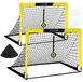 Solidchoice - Lot de 2 buts de football gonflables pour enfants, dimensions 120 x 90 cm