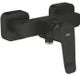 GROHE Douchekraan, DICE, matzwart, GROHE SilkMove, flowbegrenzer, wandmontage