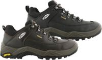 Grisport Brenta Low Wandelschoenen Dames Leer Bruin/Zwart