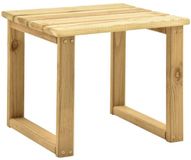 vidaXL Bijzettafel voor ligbed 30x30x26 cm geïmpregneerd grenenhout