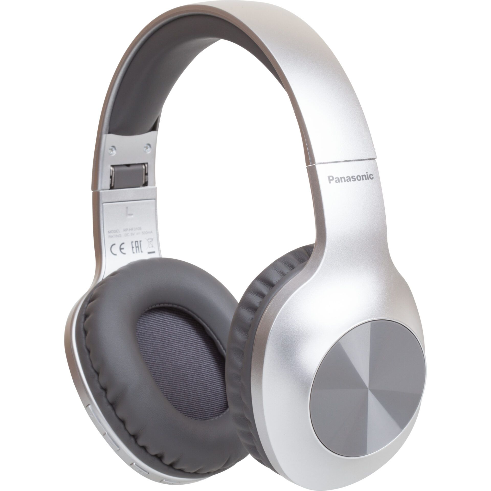 Panasonic RB-HX220B Headset - Draadloos - Hoofdband - Bluetooth - Zilver