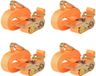 vidaXL Spanbanden 0,4 ton 6mx25mm oranje 4 st