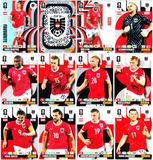 Austria FIFA World Cup 2026 Panini set of 12 cards