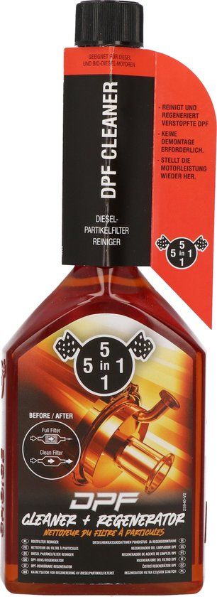 5 in 1 DPF Roetfilter Reiniger - 310ml - Diesel