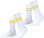 Esprit Tennis Stripe 2-Pack katoenen sokken dames wit - maat 39-42