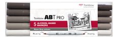 Tombow ABT Pro Markeerstiften - 5 Stuks