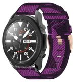 Wigento Samsung Geweven Nylon Band voor Galaxy Watch 6, 5, 4, Normal, Pro, Classic