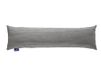 Traumnacht Coussin latéral en velours côtelé confortable, gris pierre, poids de remplissage 1300 g avec fermeture éclair 40 x 200 cm lavable développé en Allemagne