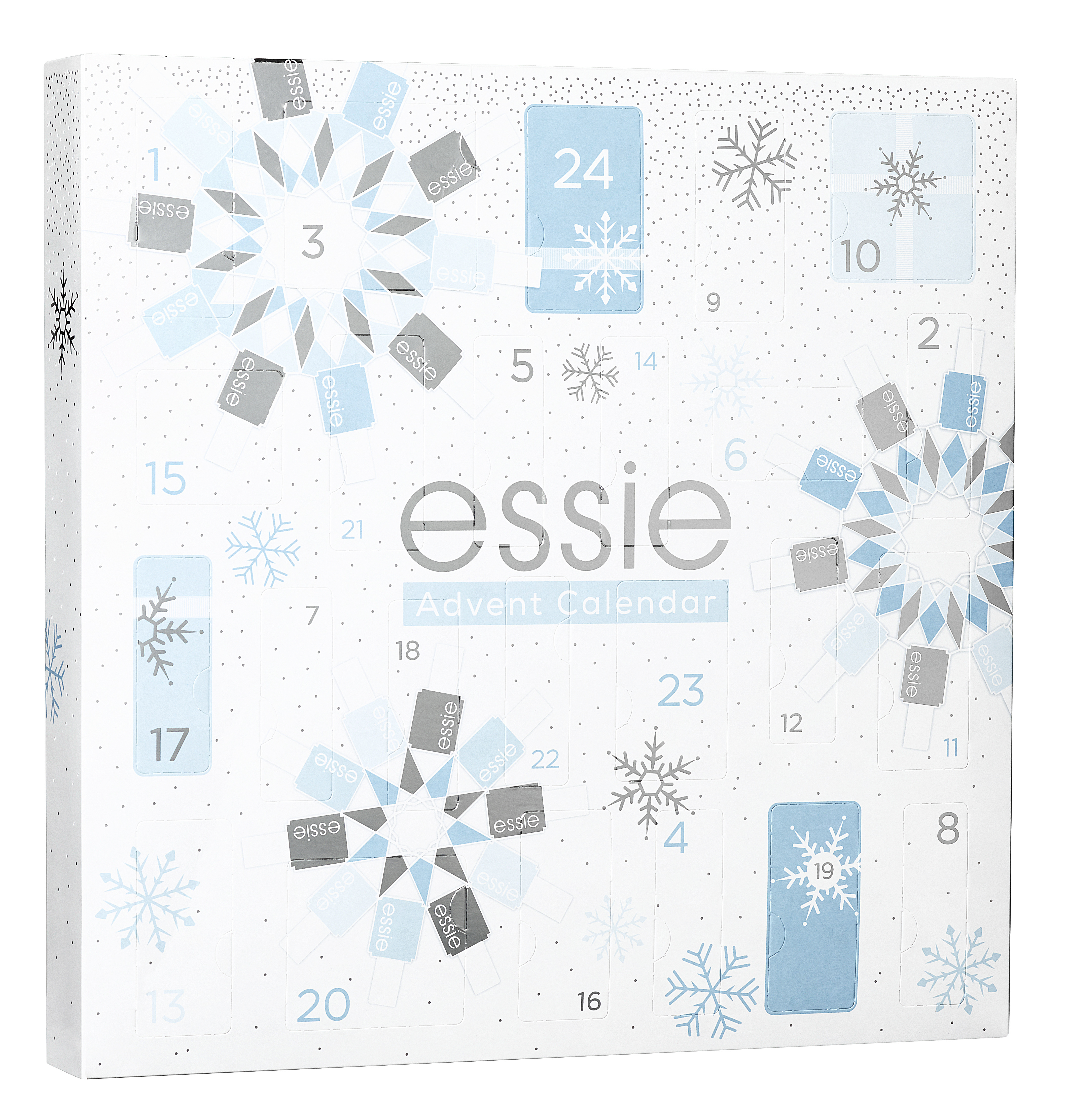 Essie adventskalender 2019 - nagellak adventskalender met 17 flesjes nagellak - het cadeau voor haar (of jezelf) tijdens de feestdagen