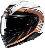 HJC RPHA 71 Mapos Wit Bruin Mc9Sf Integraalhelm - Helm