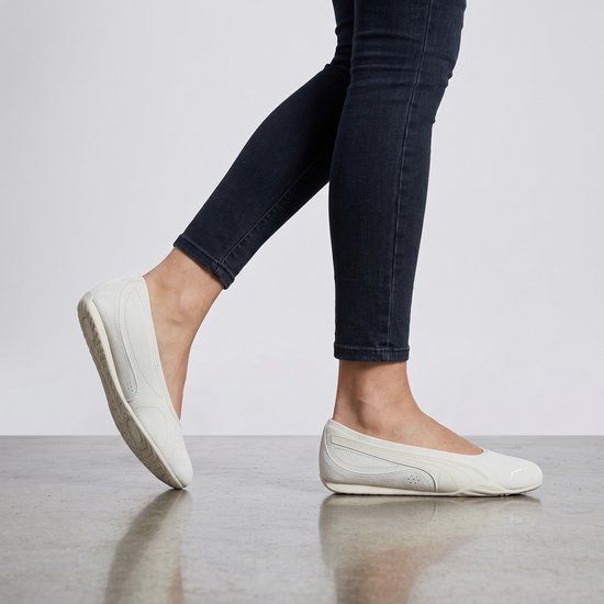 PUMA Catch Soleil Ballerina SD Dames Schoenen Maat 40 Leer Wit