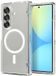 Spigen Ultra Hybrid MagFit - Hoesje Geschikt voor Samsung Galaxy Z Fold 7 - Compatibel met MagSafe / Qi2 - Back Cover Wit