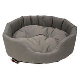 JACK AND VANILLA Comfortabele mand van traagschuim voor honden en katten, elegant grijs design, wasbare hoes, duurzaam en gemakkelijk te onderhouden, verkrijgbaar in verschillende maten