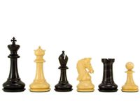 Regency Chess Monarch Serie Ebbenhout en Buxus Luxe Schaakstukken 11 cm