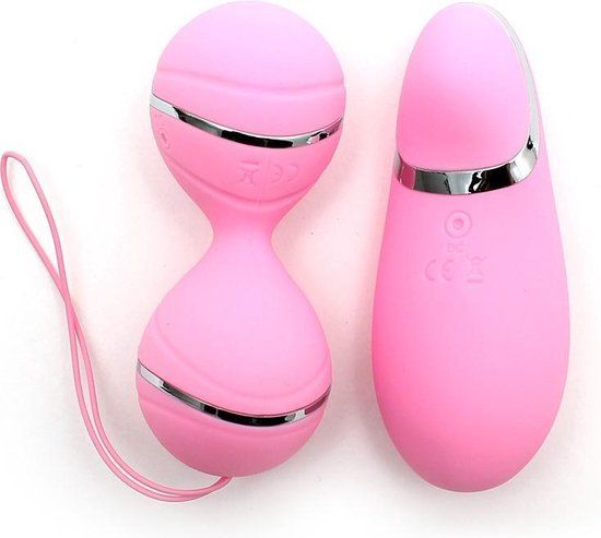 Rimba Ibiza Vibrator Set - Clitoris Vibrator en Vibrerend Eitje met Afstandsbediening - Roze