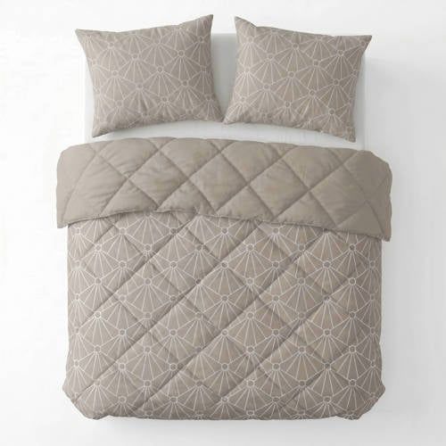 W Lazy Dekbed zonder overtrek met kussensloop - omkeerbaar design