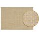 G. Wurm Tafel Placemats jute beige - geweven/gevlochten - 45 x 30 cm - Onderleggers - Tafel dekken