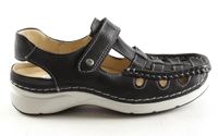 Wolky Rolling Sun 0720435 070 Dames Wandelsandaal - Zwart - 37