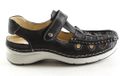 Wolky Rolling Sun 0720435 070 Dames Wandelsandaal - Zwart - 37