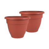 The HC Companies Plantenbakken, klei, 10" (Pack van 2)