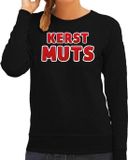 Bellatio Decorations Foute Kersttrui/Sweater voor Dames - Zwart - Maat M