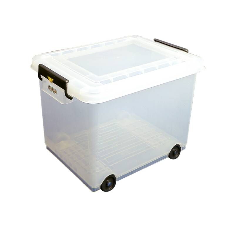 Araven Voorraad Container Mobiel | Met Deksel | 50 Liter