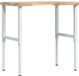 VidaXL Werkbank rechthoekig 100x60x(73-99,5) cm massief acaciahout