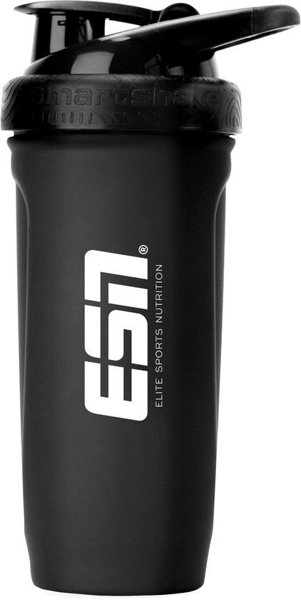 ESN Shakebeker Roestvrij Staal, Zwart, 700 ml