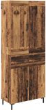 vidaXL Highboard Oud Hout 69,5 x 34 x 180 cm