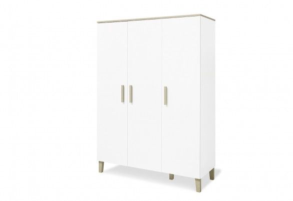 Pinolino Lumi Kinderkast - 3 Deurs - Wit