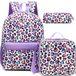 Omgoods - Sac à dos pour fille, trousse et boîte à lunch