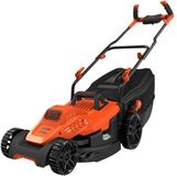 BLACK+DECKER Elektrische grasmaaier BEMW471BH-QS, 1600W, 38 cm maaibreedte, geschikt voor gazons tot 600 m²